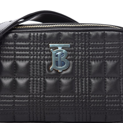 Burberry Lambskin Quilted Camera Bag Black 9 of 9