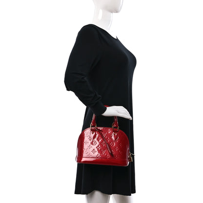 Louis Vuitton Vernis Alma BB Pomme D'Amour 3 of 10