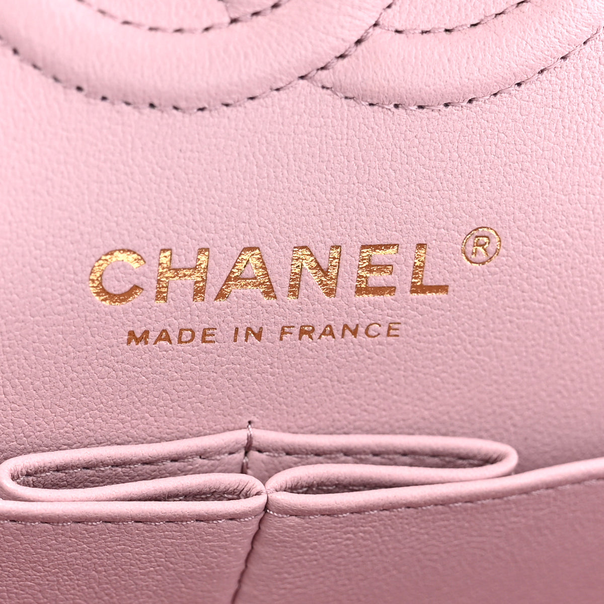 Caviar Quilted Small Double Flap Pink