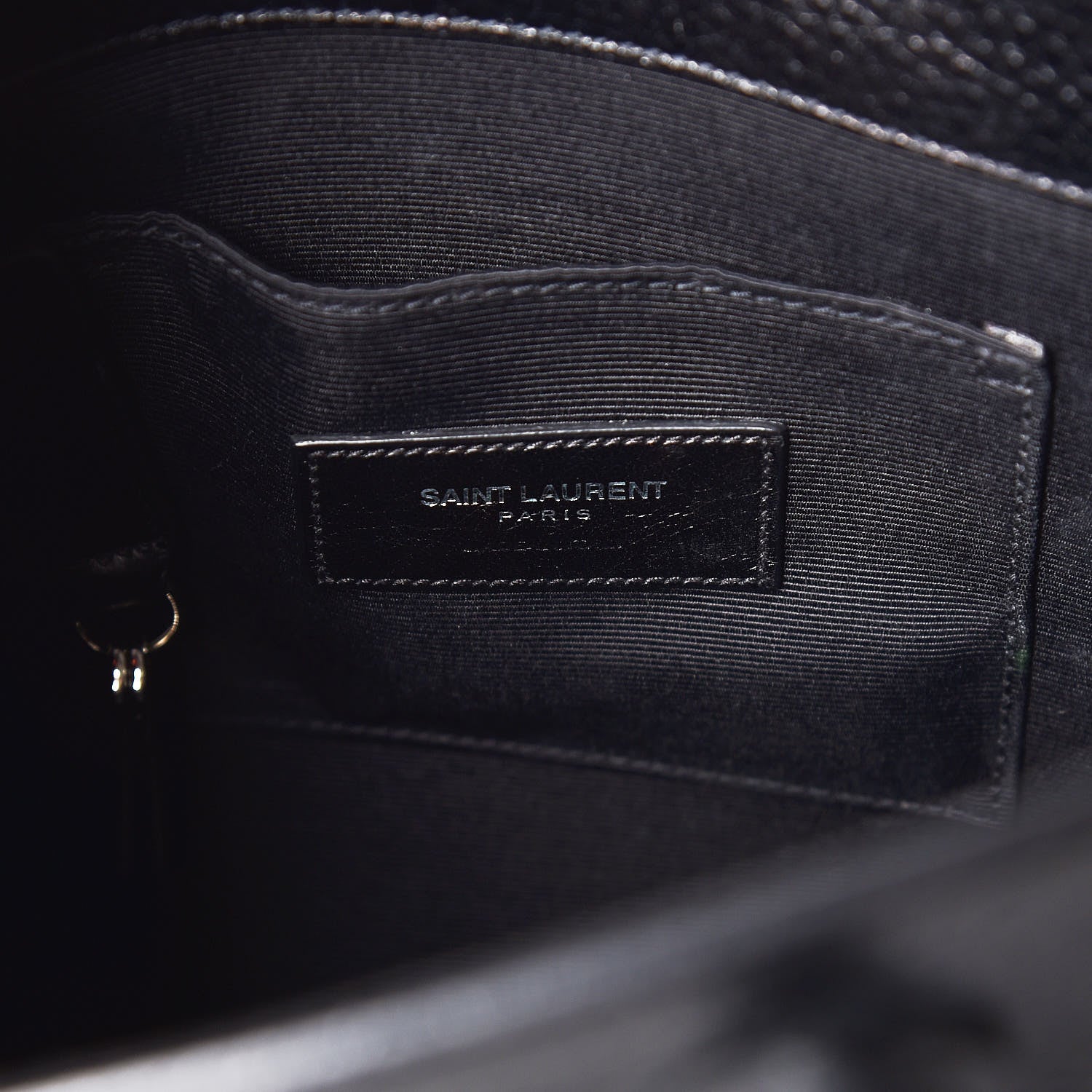Saint Laurent Grained Calfskin Baby Sac De Jour Black 7 of 14