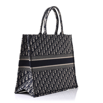Christian Dior Oblique Book Tote Blue Multicolor 3 of 11