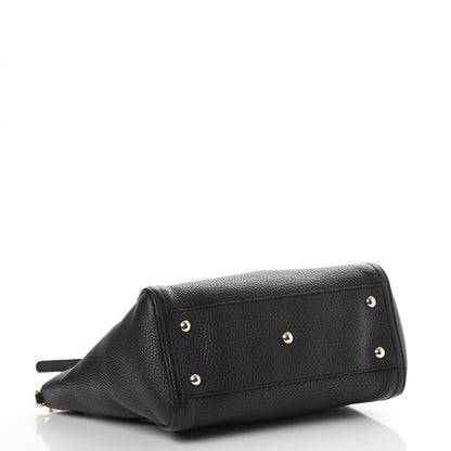 Gucci Pebbled Calfskin Small Soho Top Handle Bag Black 4 of 9
