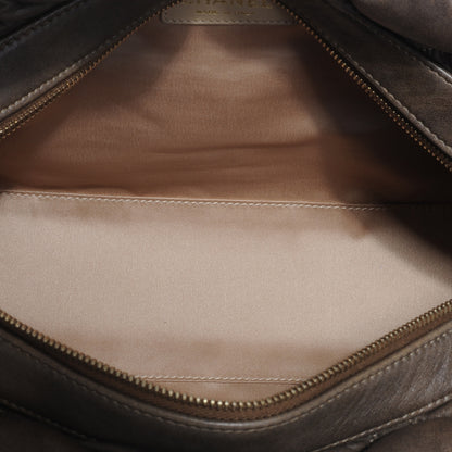 Chanel Lambskin Bubble Quilt Bowler Dark Beige 5 of 7