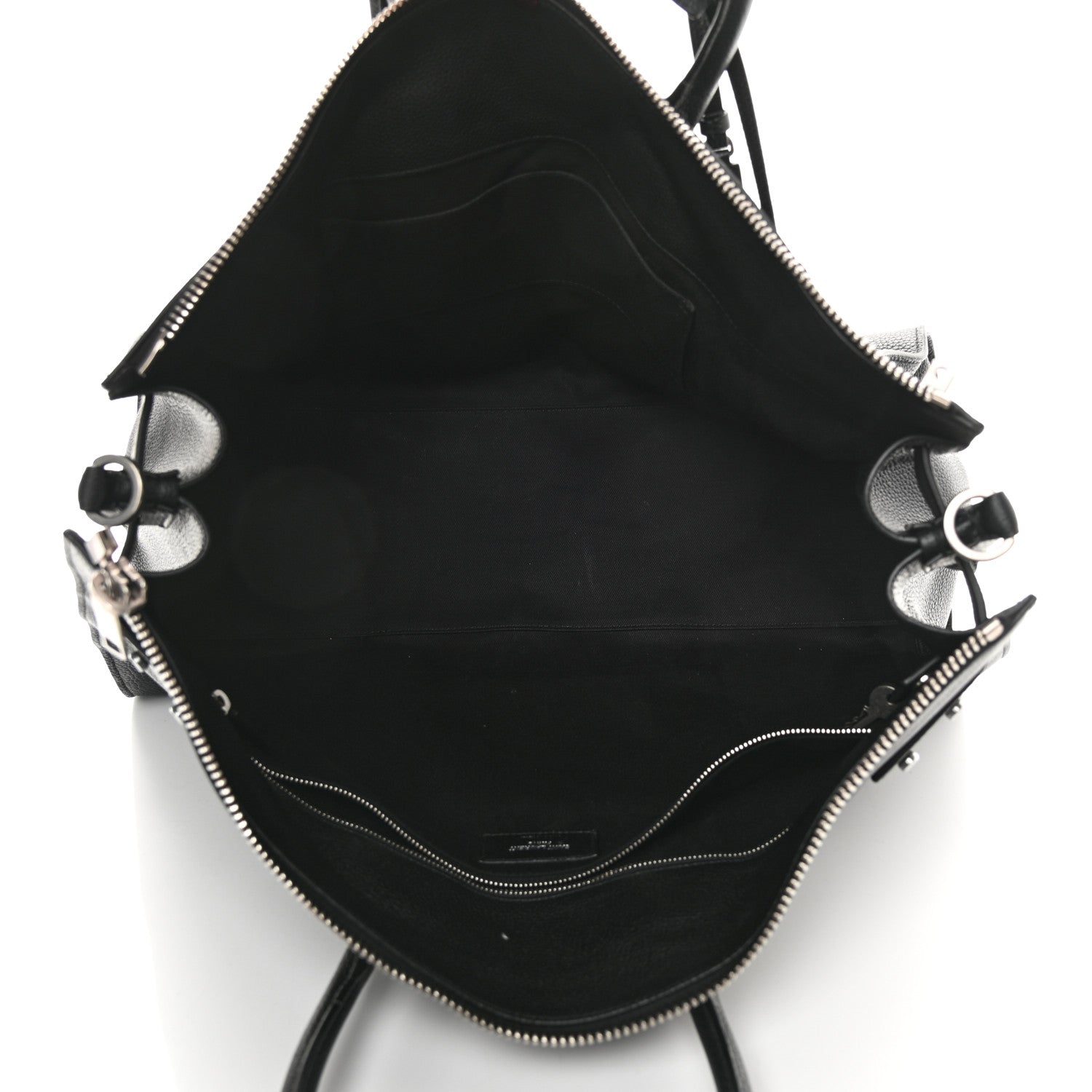 Saint Laurent Grained Calfskin Medium Souple Sac De Jour Duffle Black 5 of 12