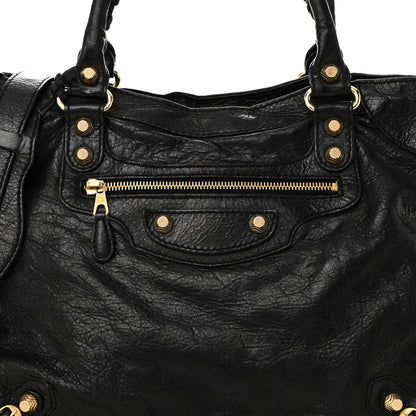 Balenciaga Agneau Giant 12 Gold Hardware Velo Black 9 of 12