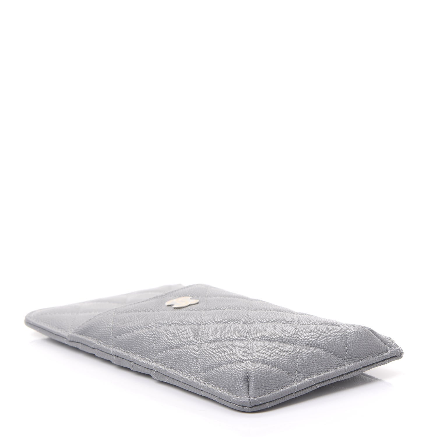 Chanel Caviar Quilted Classic iPhone Pouch Grey 3 of 12