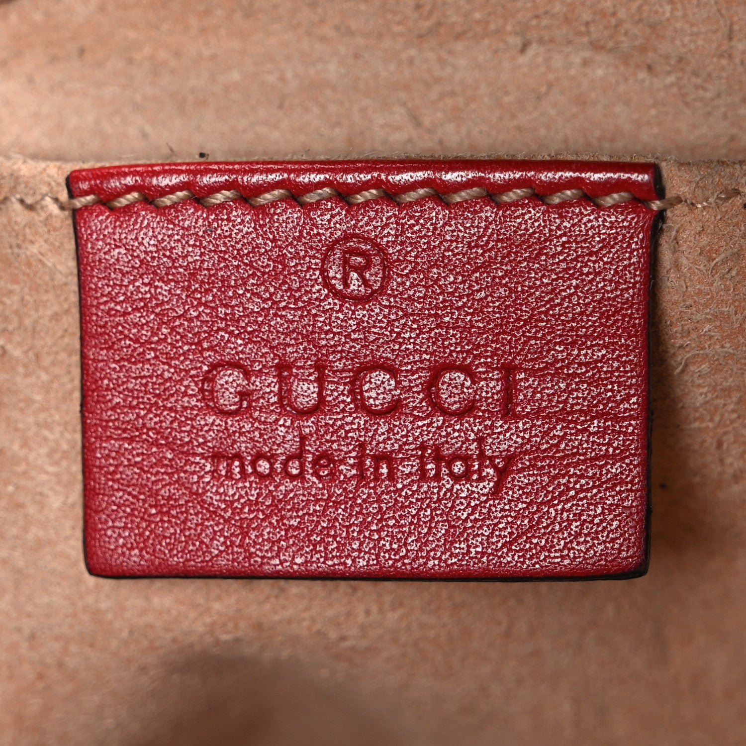 Gucci Calfskin Matelasse Small GG Marmont Chain Shoulder Bag Hibiscus Red 6 of 10
