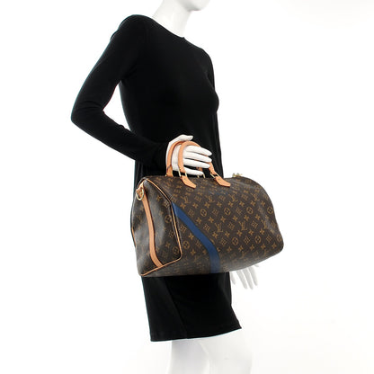 Louis Vuitton Monogram My LV Heritage Speedy 35 Black Blue Marine 11 of 18
