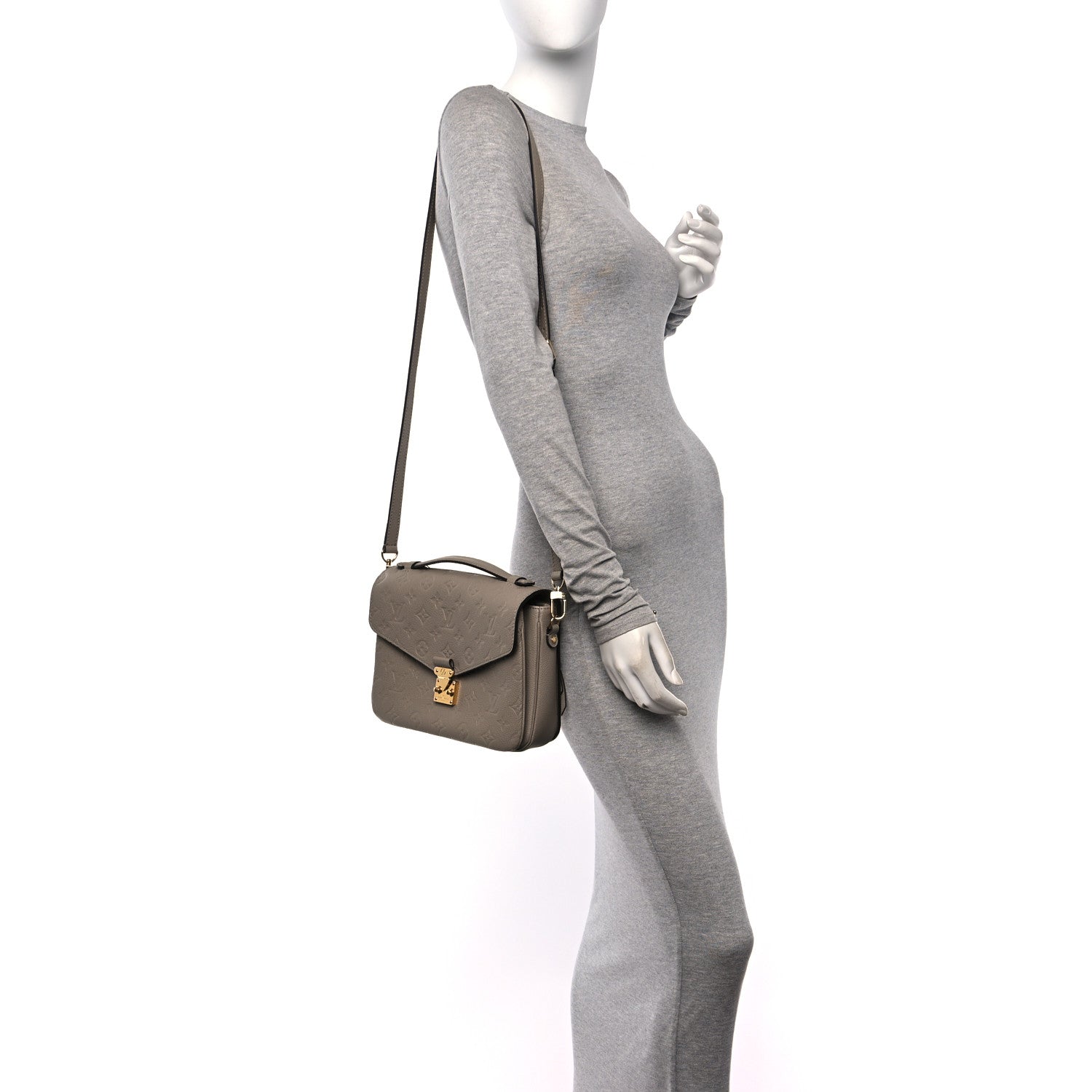 Louis Vuitton Empreinte Pochette Metis Tourterelle 2 of 11