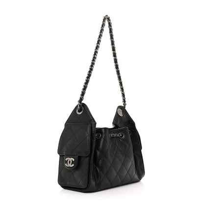 Chanel Caviar Quilted Mini Chanel 25 Handbag Black 3 of 10