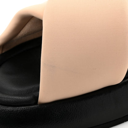 Chanel Fabric CC Mules Sandals 39 Light Beige 11 of 12
