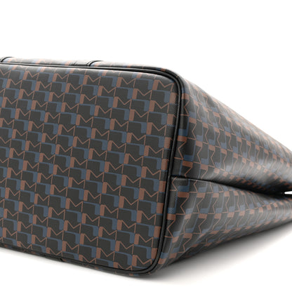 Moynat Toile Cabas 48H Maxi Monogram Black Blue 10 of 10