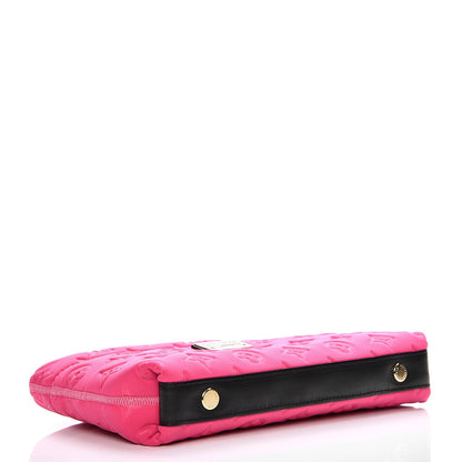 Louis Vuitton Monogram Scuba Clutch Pochette Fuchsia 4 of 7