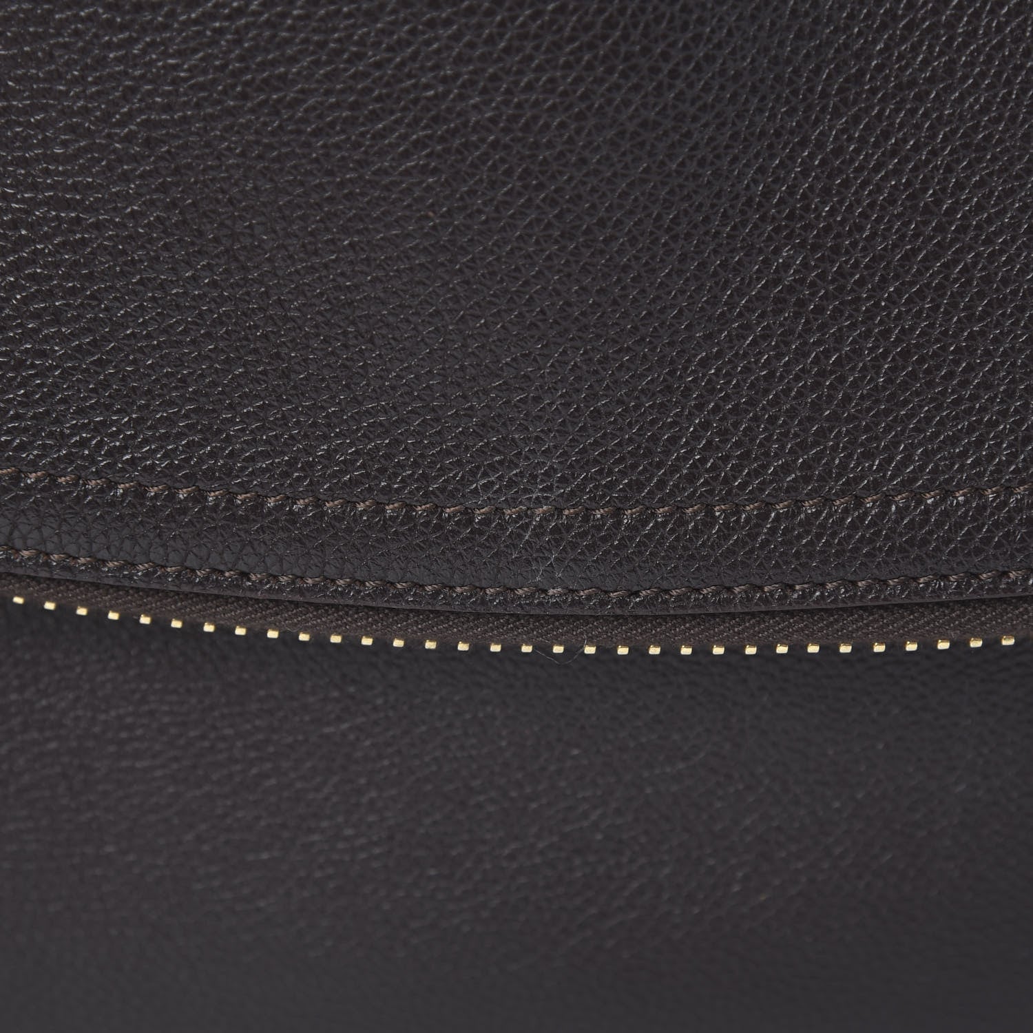 Tom Ford Pebbled Calfskin Large Jennifer Dark Brown 12 of 15