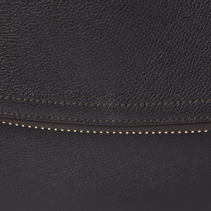 Tom Ford Pebbled Calfskin Large Jennifer Dark Brown 12 of 15