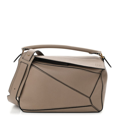 Loewe Calfskin Medium Puzzle Bag Sand Mink 1 of 10