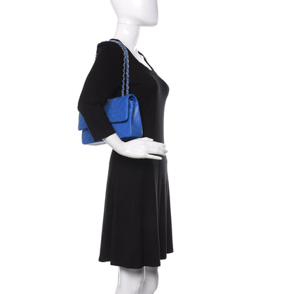 Chanel Lambskin Quilted Medium Double Flap Blue 3 of 11