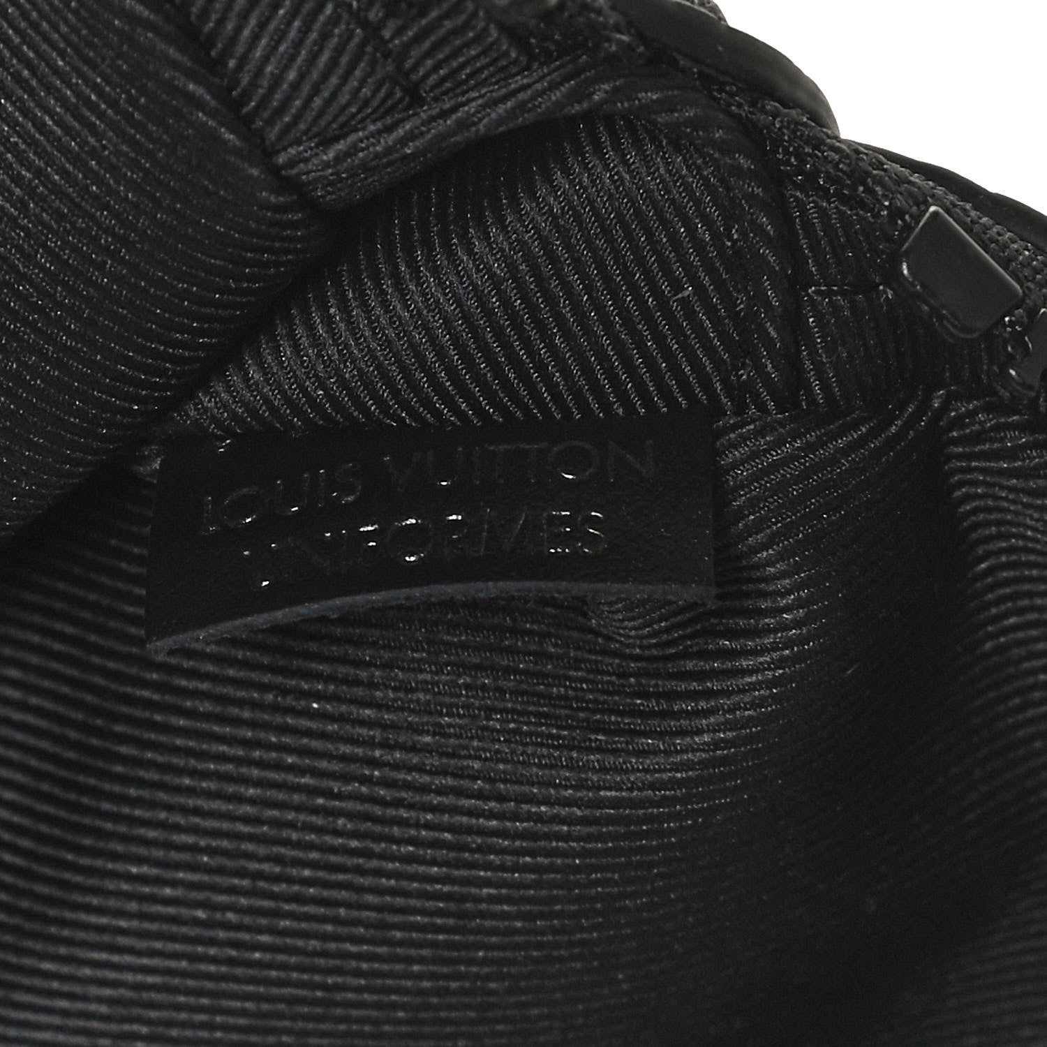 Louis Vuitton Taurillon Monogram Uniformes Solar Ray Soft Pochette Volga Belt Bag Black 6 of 11