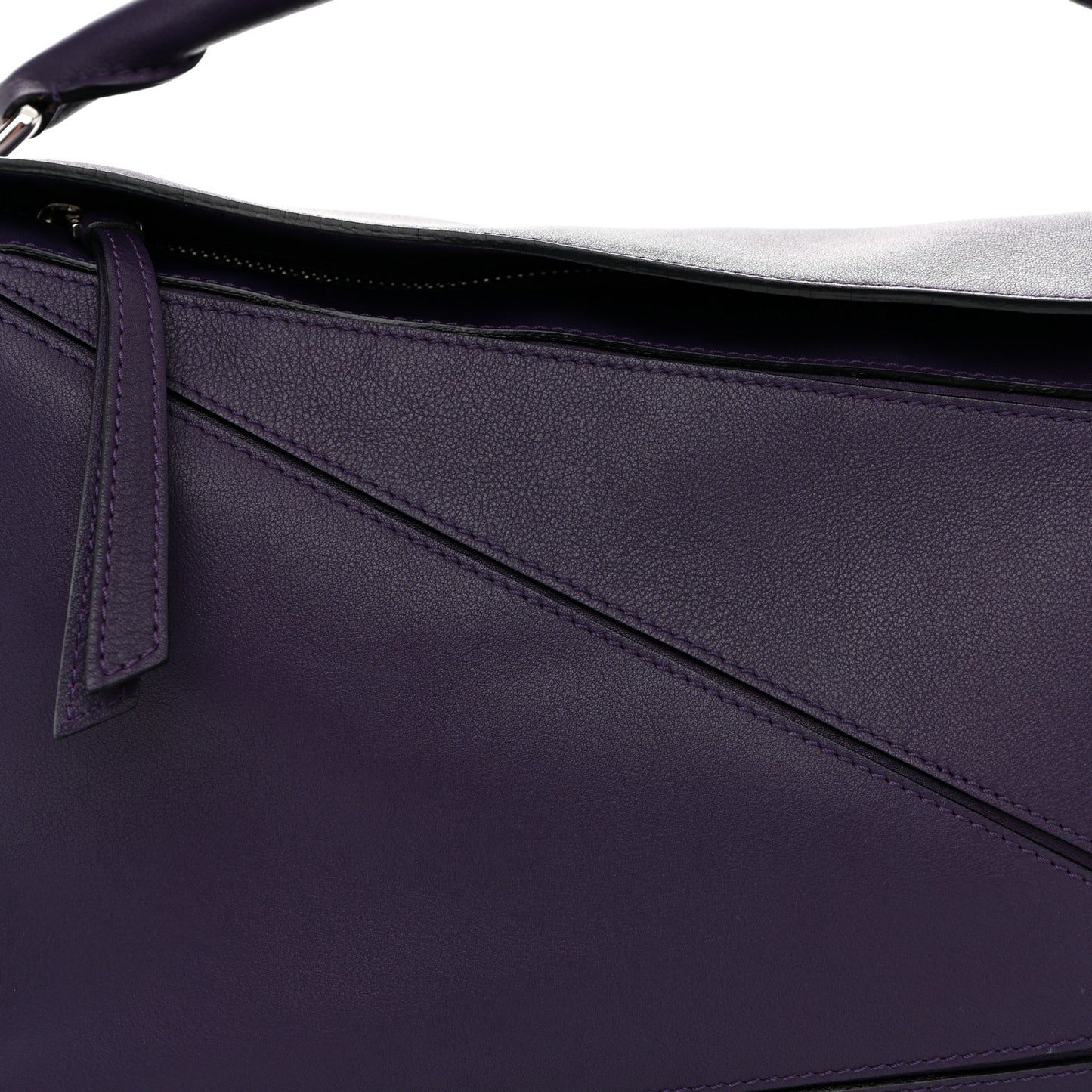 Calfskin Medium Puzzle Bag Purple