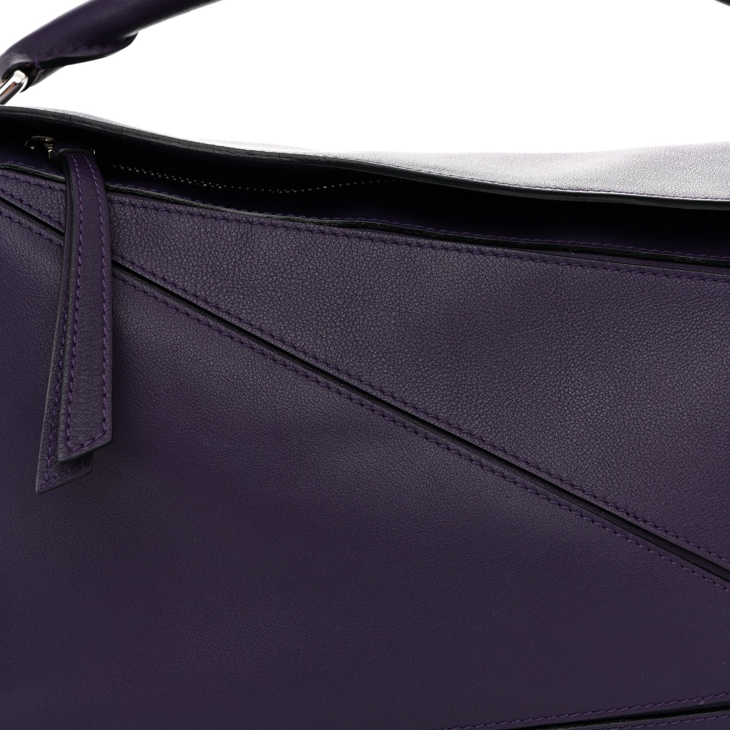 Loewe Calfskin Medium Puzzle Bag Purple 8 of 10