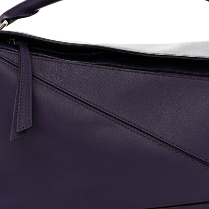 Loewe Calfskin Medium Puzzle Bag Purple 8 of 10