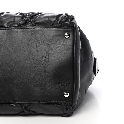 Chanel Calfskin Ultra Stitch Bowler Black 9 of 9