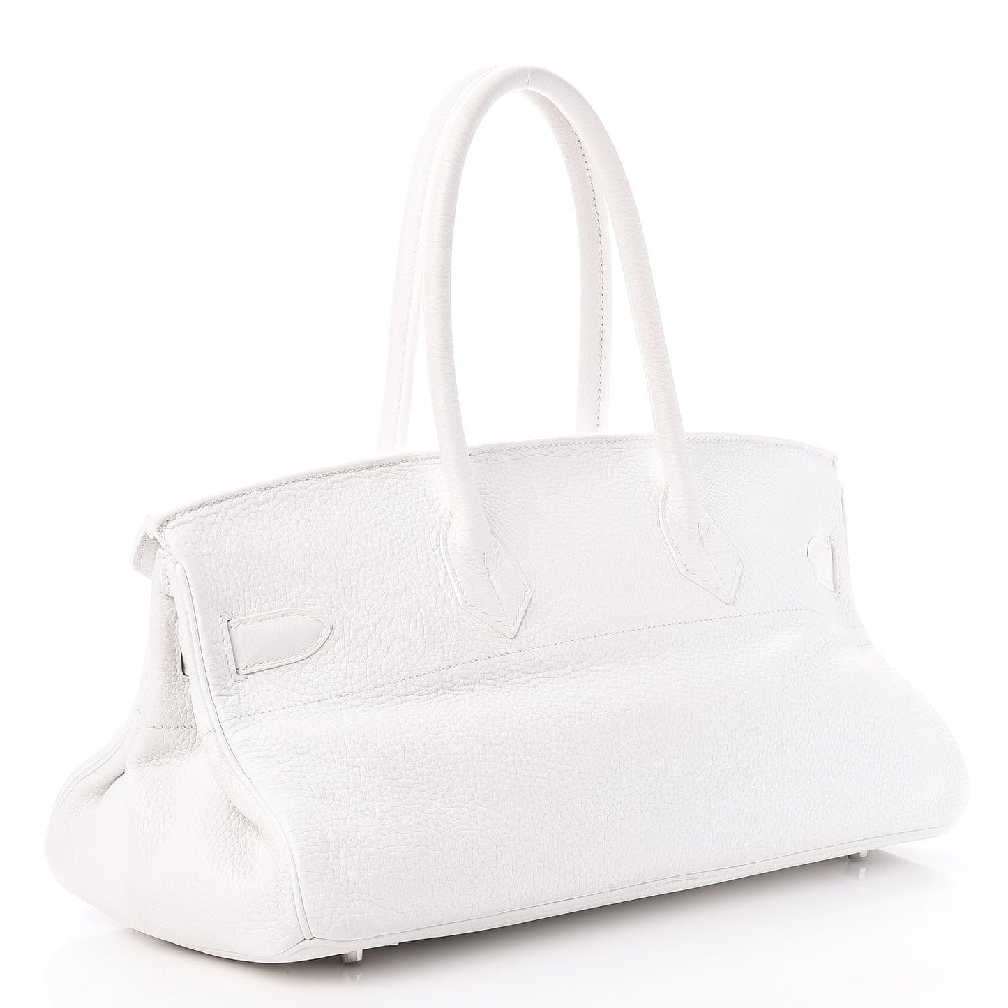Taurillon Clemence JPG Birkin 42 White