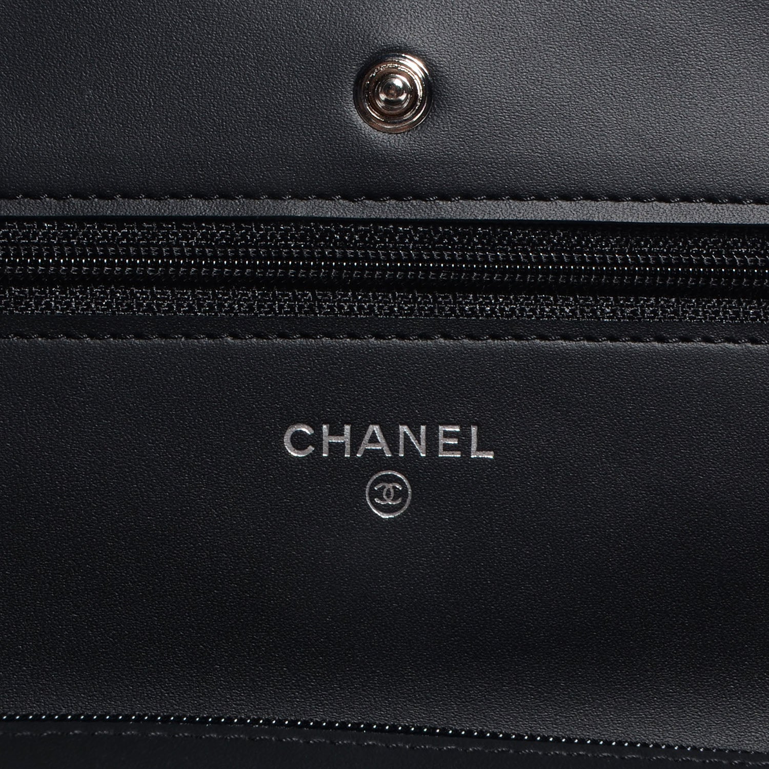 Chanel Caviar Timeless CC Wallet on Chain WOC Black 6 of 7
