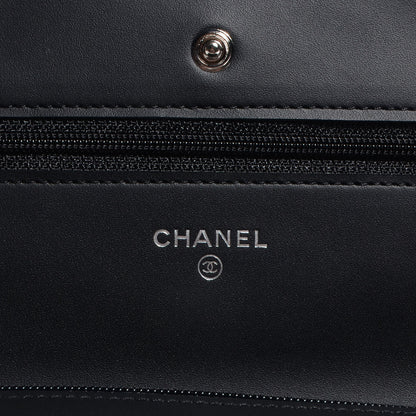 Chanel Caviar Timeless CC Wallet on Chain WOC Black 6 of 7
