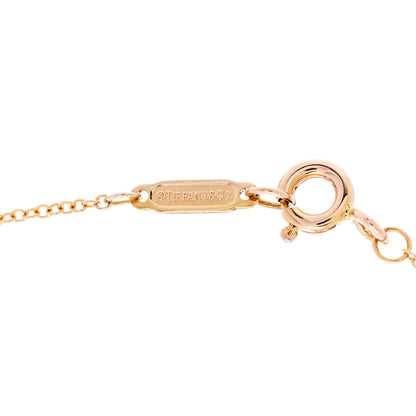 Tiffany 18K Rose Gold Diamond Heart Pendant Necklace 5 of 7