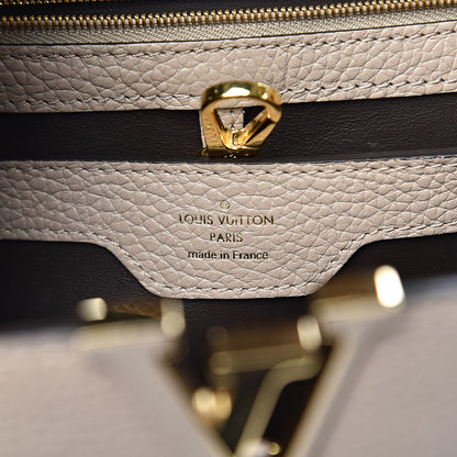 Louis Vuitton Taurillon Capucines PM Galet 6 of 10