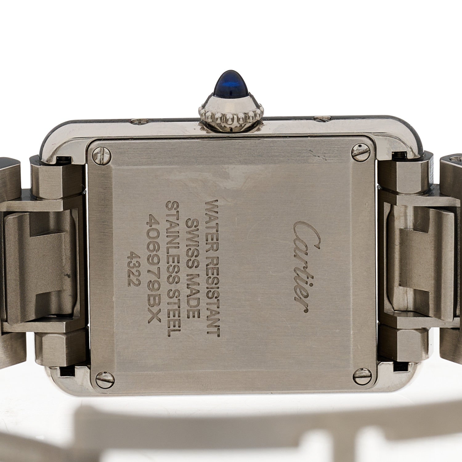 Cartier Stainless Steel 22mm Tank Must Quartz Watch 4 of 5