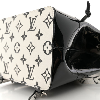 Louis Vuitton Patent Monogram Hot Springs Backpack Black White 9 of 9