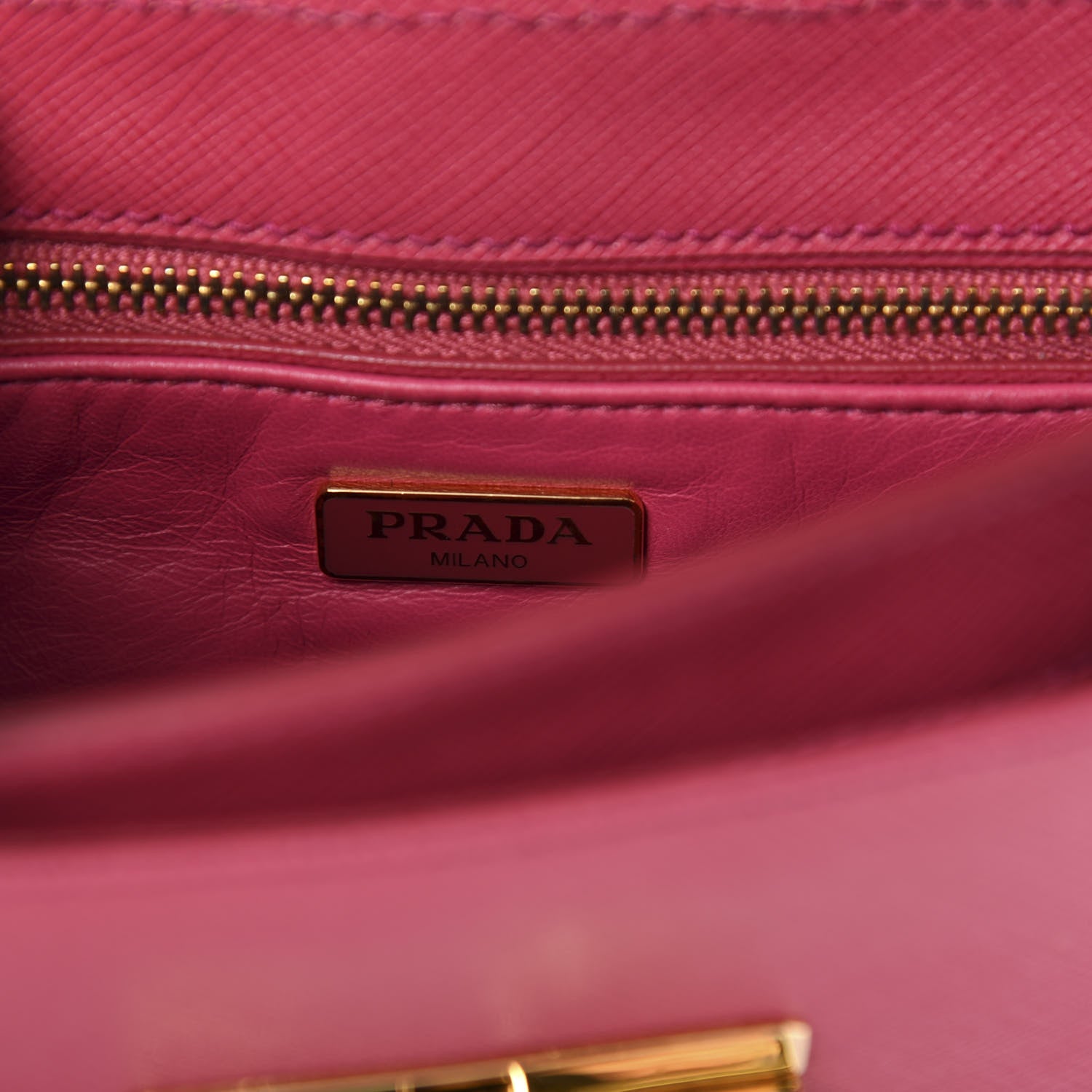 Prada Saffiano Lux Mini Sound Crossbody Ametista 8 of 9