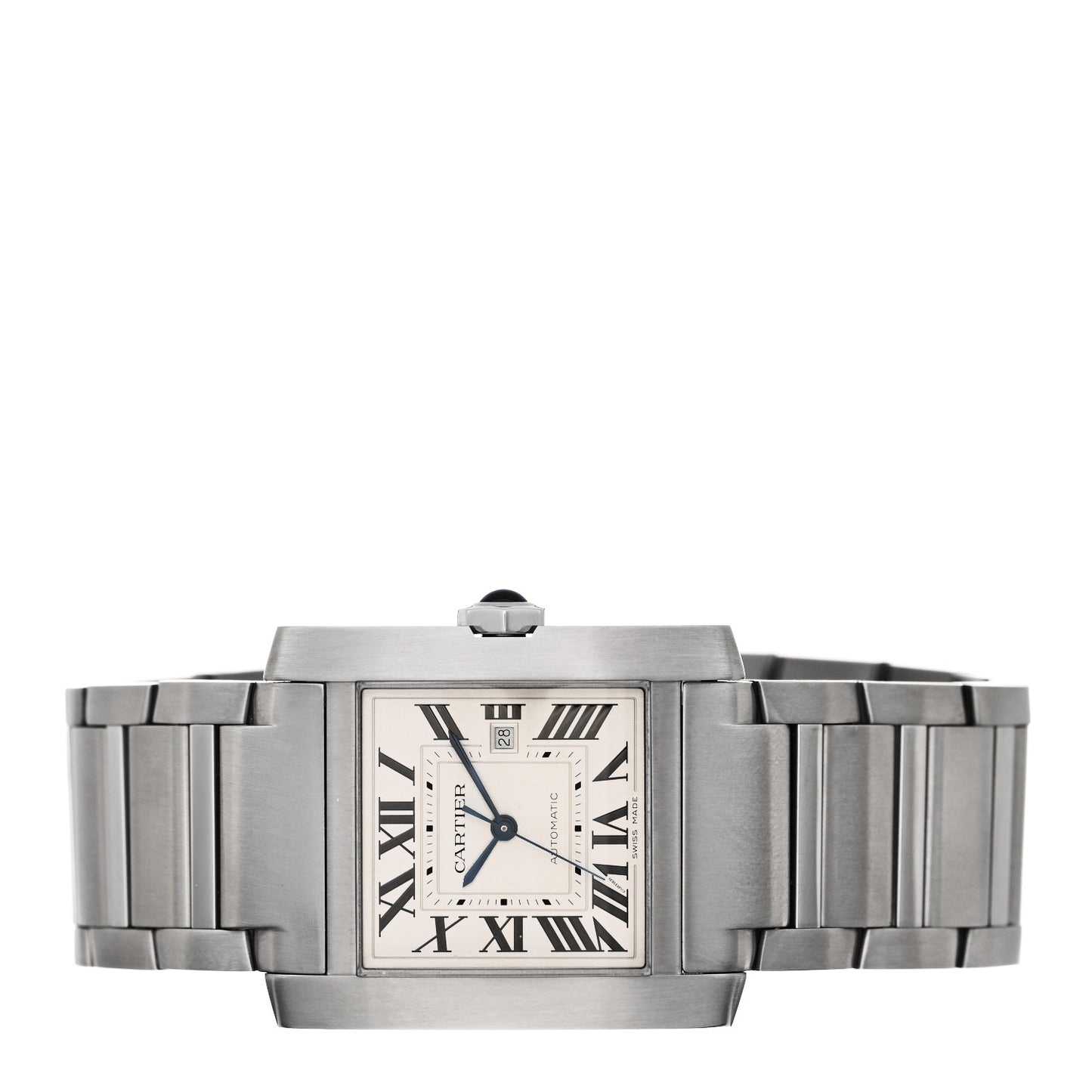 Stainless Steel 30mm Tank Francaise Automatic Watch