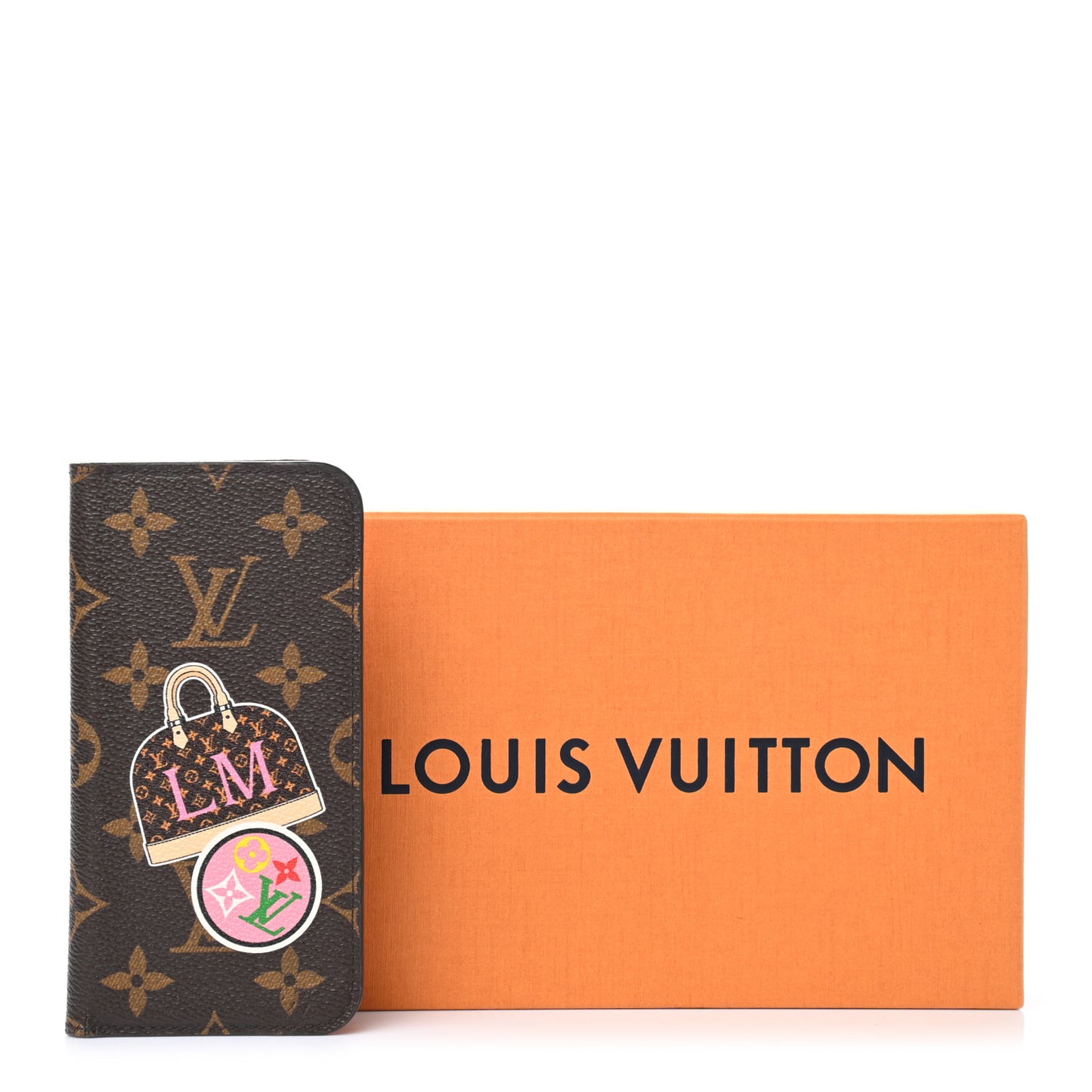 Monogram My LV World Tour iPhone X/XS Max Folio Case Fuchsia