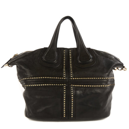Givenchy Lambskin Studded Medium Nightingale Black 1 of 10