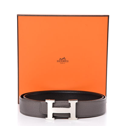 Hermes Box Togo 32mm H Belt 90 Black Etain 7 of 7