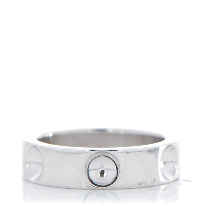 Louis Vuitton 18K White Gold Empreinte Ring 48 4.5 1 of 5