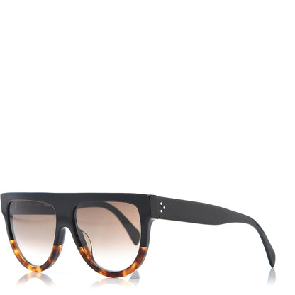 Celine Shadow Sunglasses CL 41026/S Black Havana 1 of 7