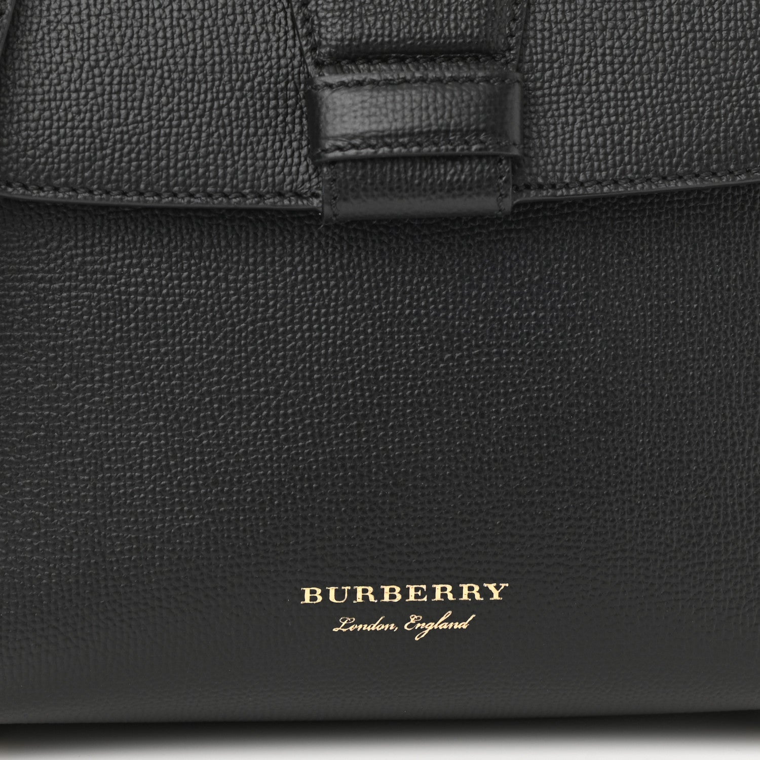 Burberry Derby Calfskin House Check Small Camberley Black 7 of 9