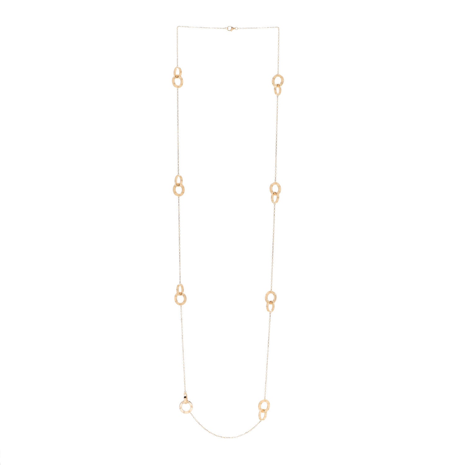 Cartier 18K Yellow Gold LOVE Long Station Necklace 3 of 5