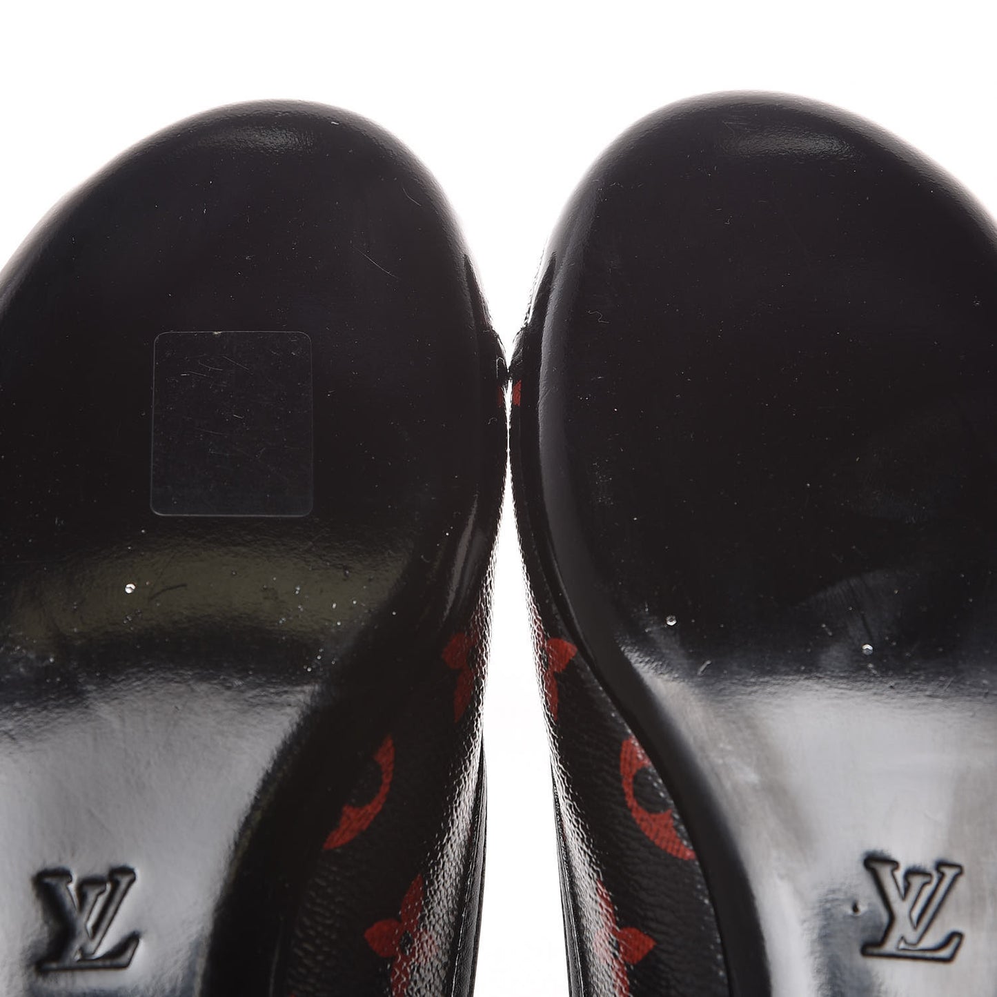 Monogram Infrarouge New Revival Ballerina Flats 38.5 Black