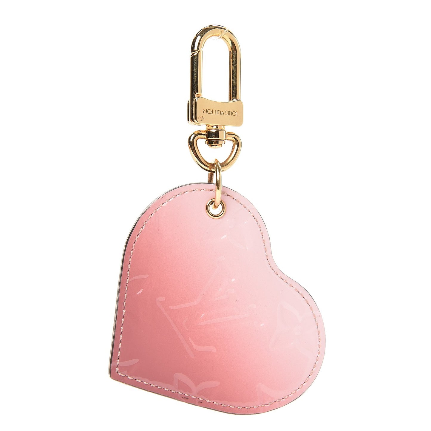 Vernis Degrade Heart Bag Charm Pink