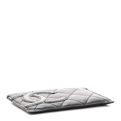 Chanel Calfskin Quilted Cambon Card Holder Black 4 of 8