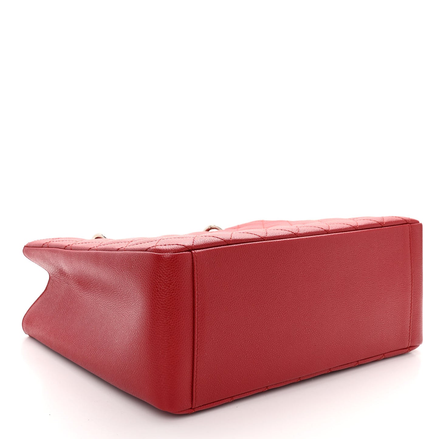 Caviar Quilted Grand Shopping Tote GST Red