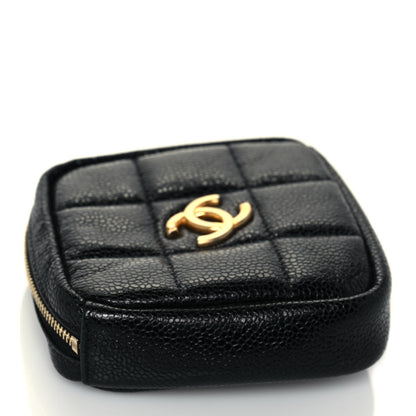 Chanel Caviar Quilted Coin Purse Belt Bag Black 4 of 12