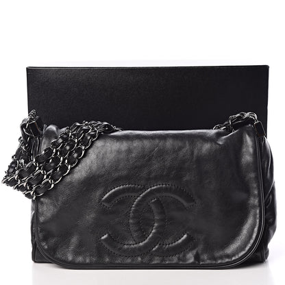 Chanel Calfskin Small Rock and Chain Flap Black 10 of 10