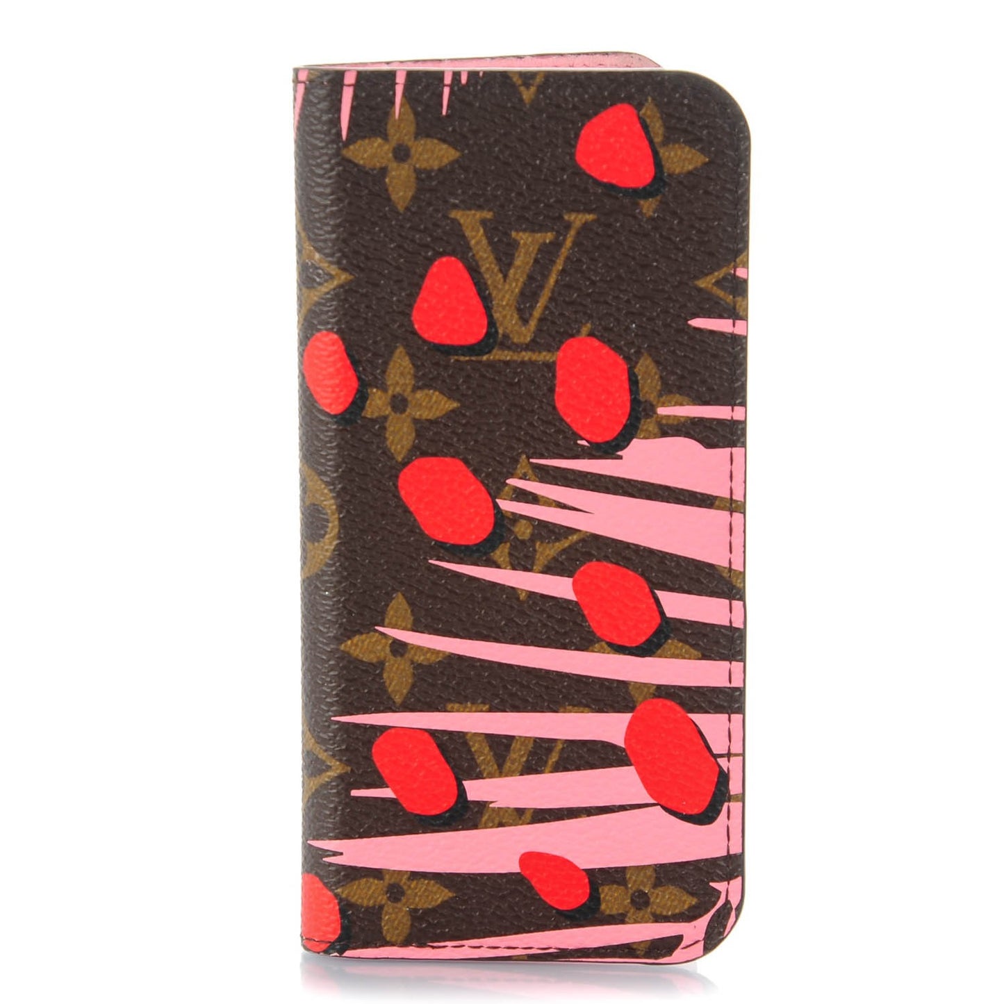 Monogram Jungle Dots iPhone 6 Folio Case Sugar Pink Poppy