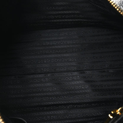 Prada Vitello Daino Shopping Satchel Black 5 of 9